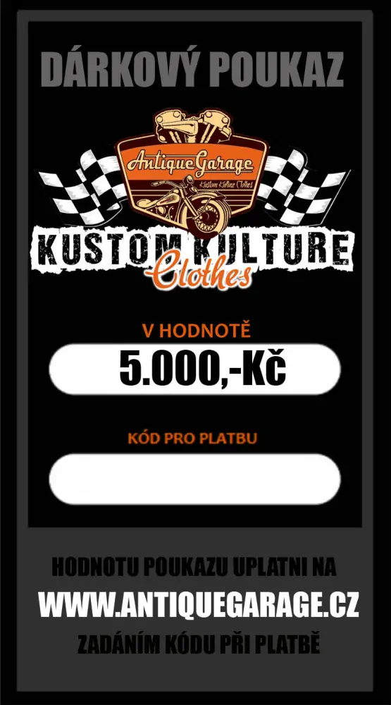 Dárkový poukaz 5000