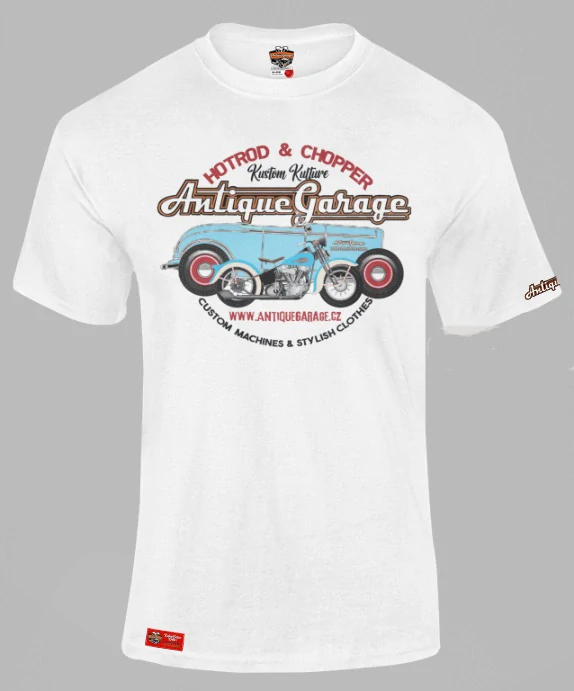 Tričko Antique Garage HotRod & Chopper