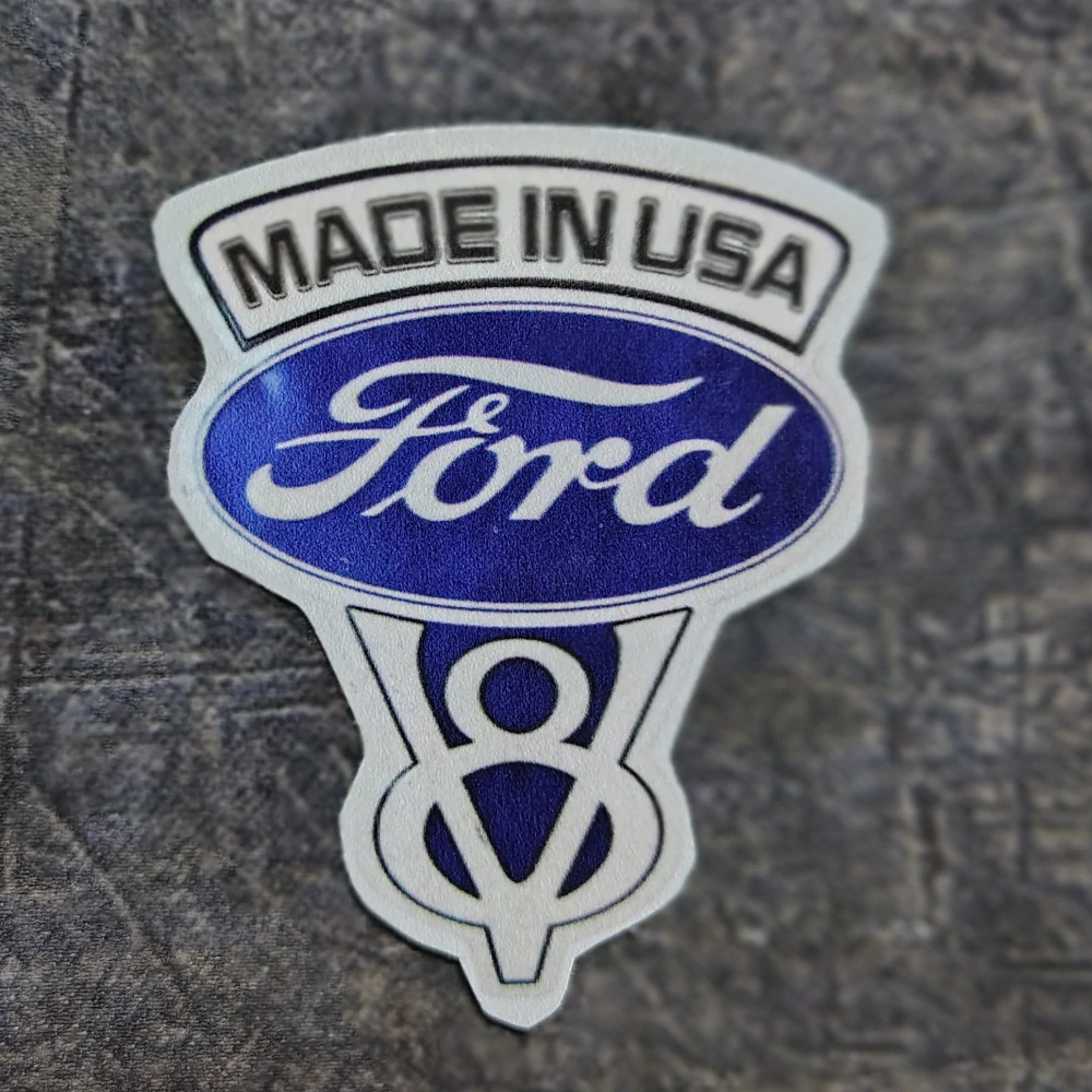 samolepka Ford V8 Made in USA
