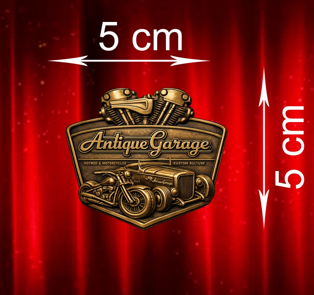 samolepka bronz Antique Garage