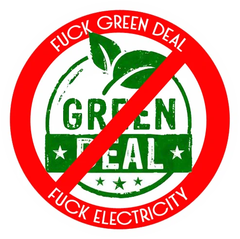 Samolepka FUCK GREEN DEAL