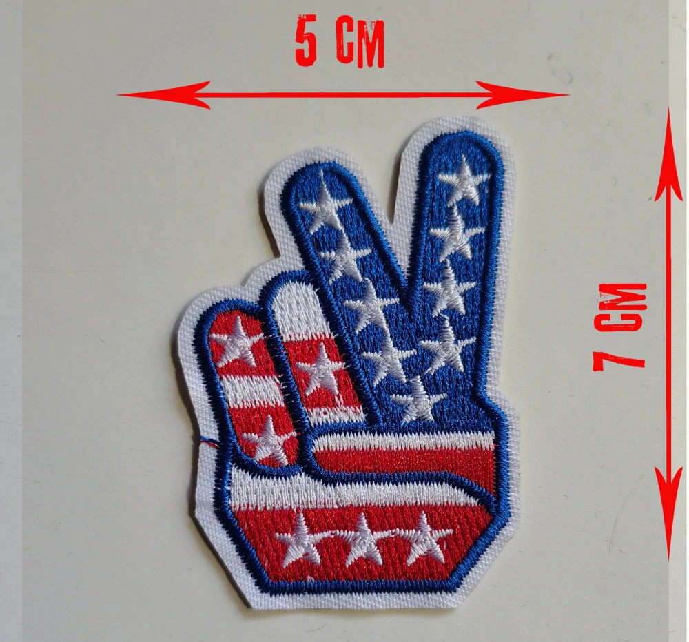 Nášivka USA Victory hand
