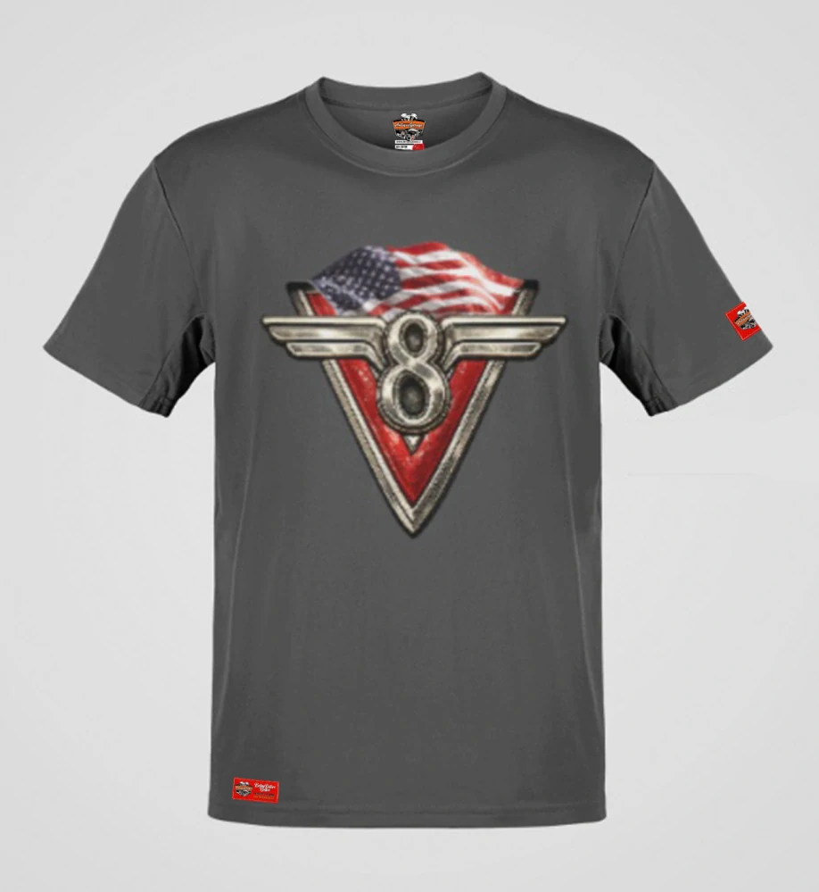 V8 USA flag Front