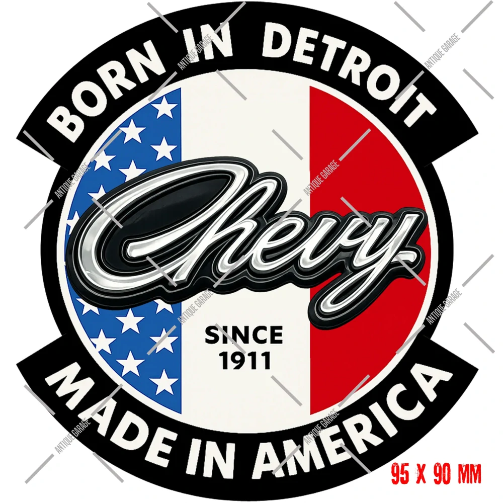 Samolepka CHEVY Born in Detroit