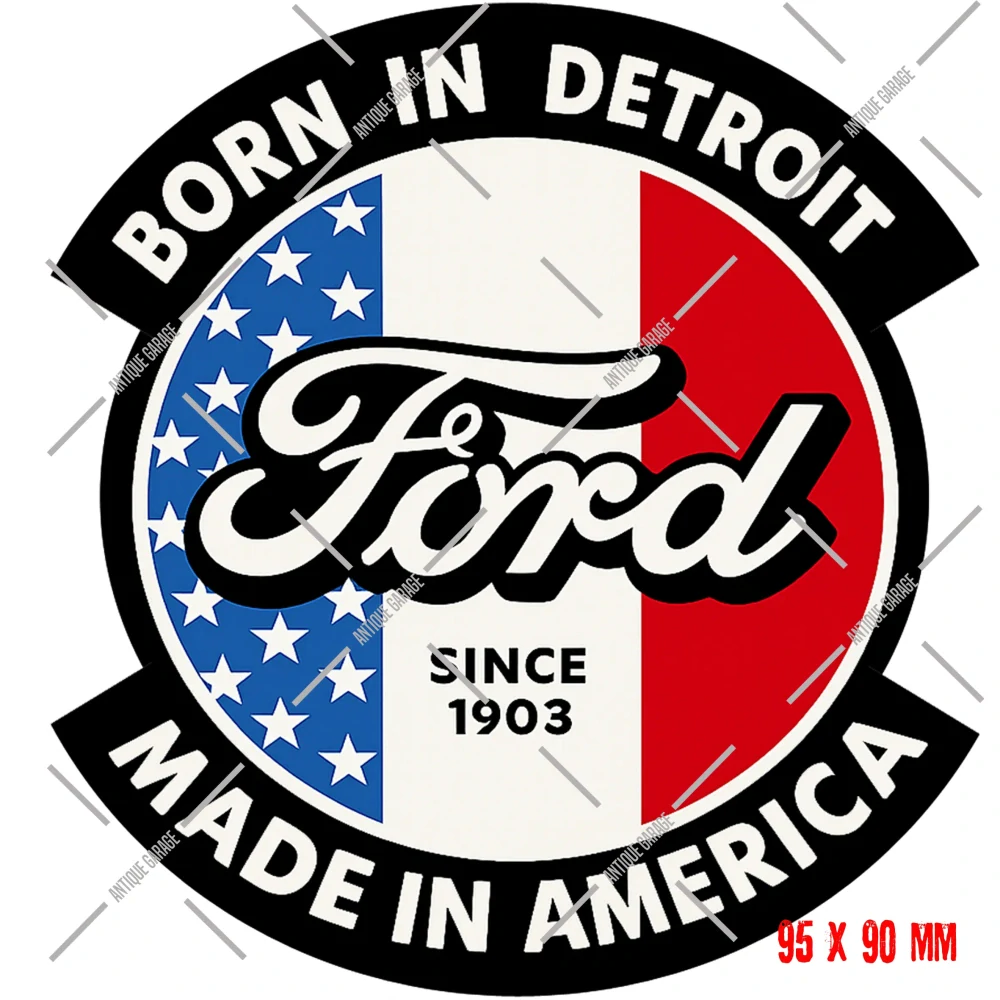 Samolepka FORD Born in Detroit