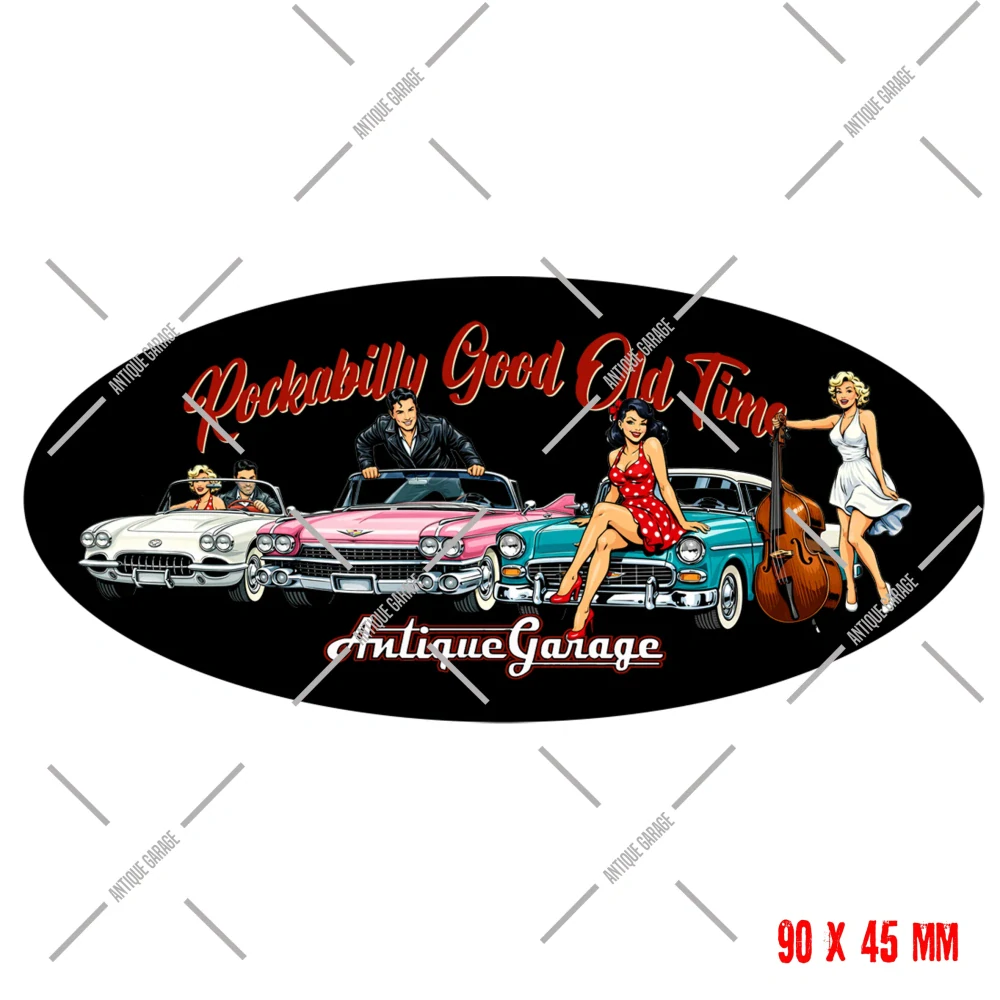 Samolepka Rockabilly Good Old Times