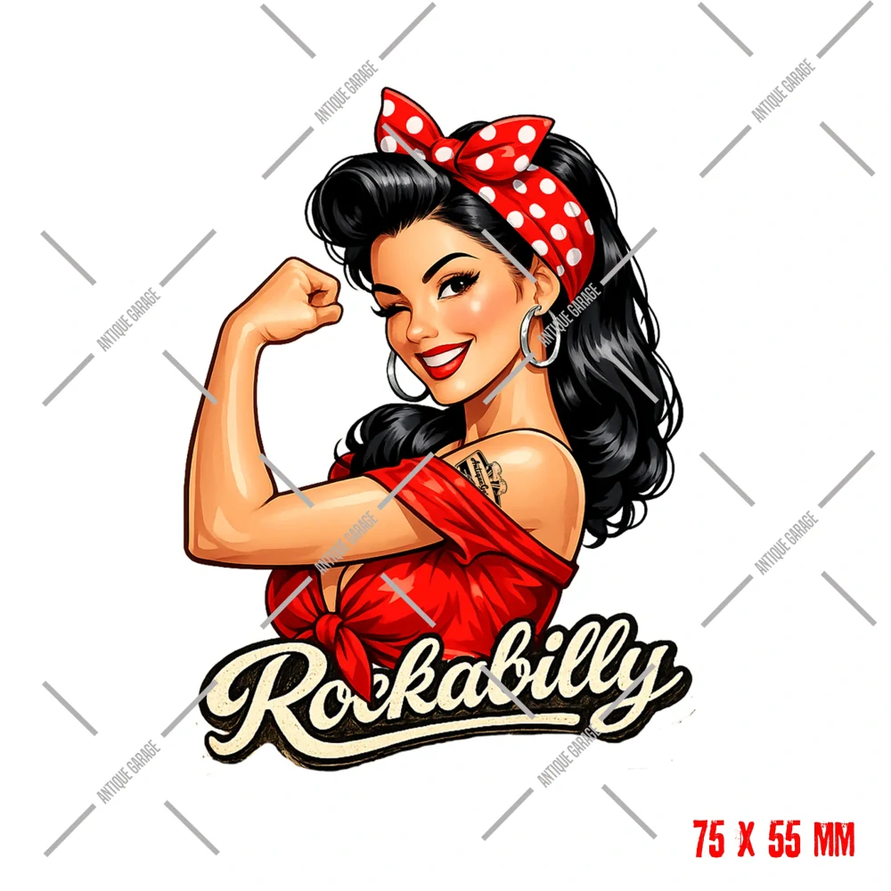 Samolepka Rockabilly PinUp