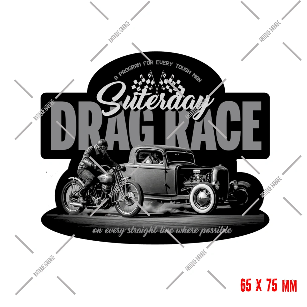 Samolepka Saturday Drag Race