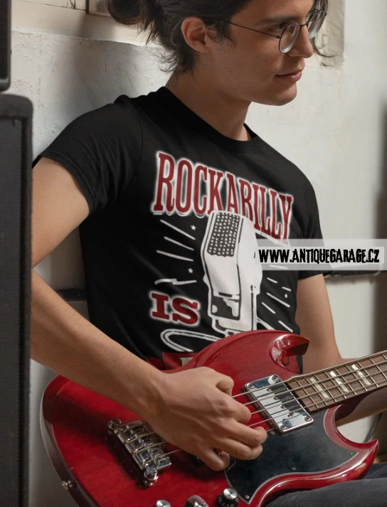 Tričko Rockabilly Is Life