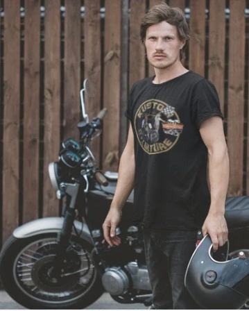 Tričko KUSTOM KULTURE Motorcycles Round