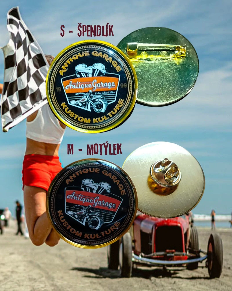Odznak PIN AntiqueGarage