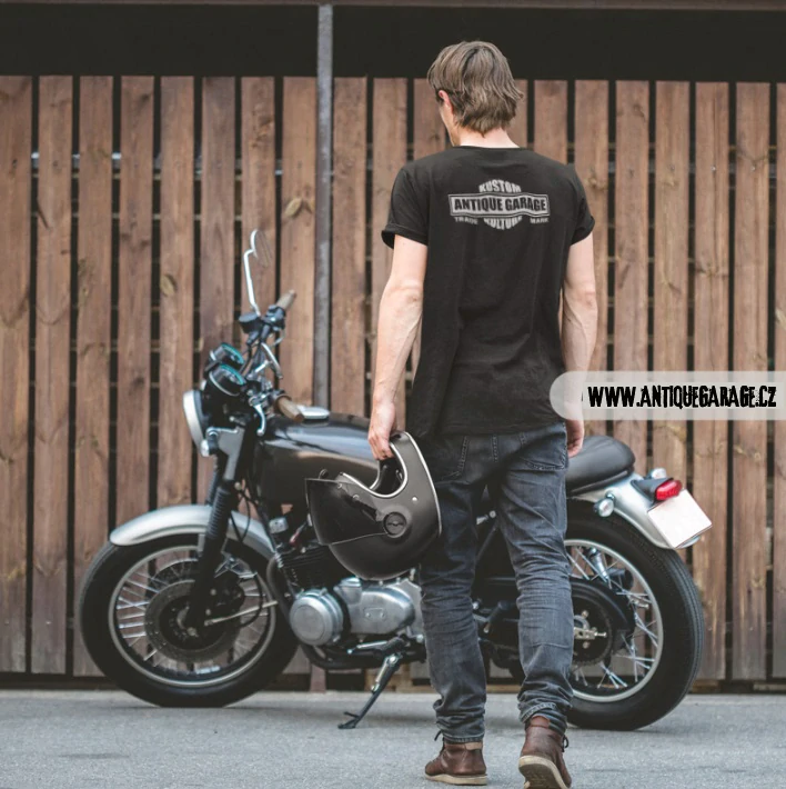 Tričko Antique Garage MOTORCYCLES