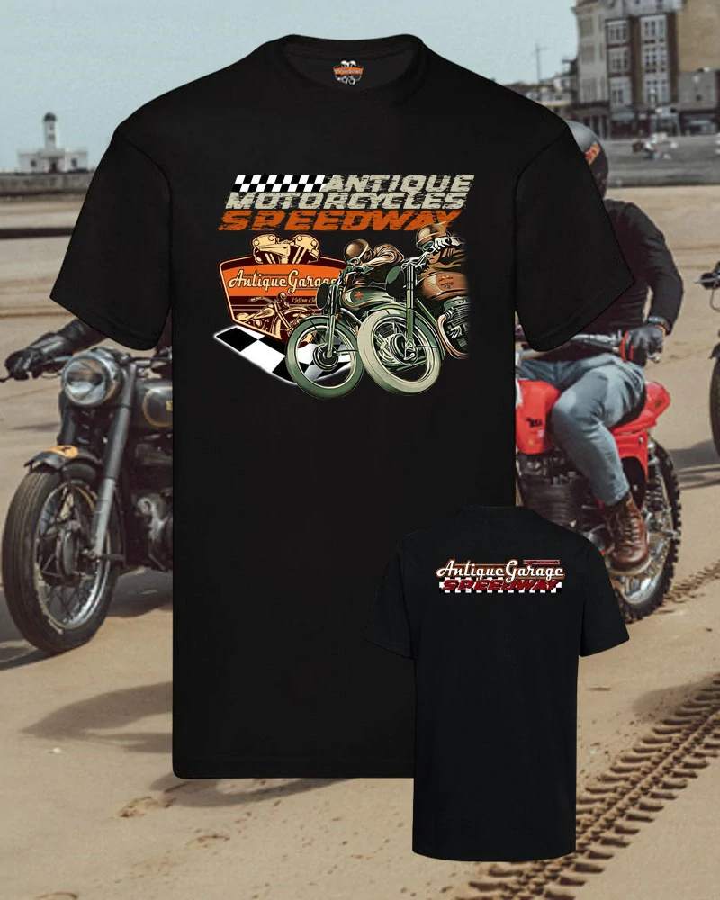 Tričko ANTIQUE MOTORCYCLE SPEEDWAY