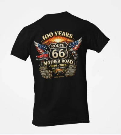 Tričko ROUTE 66 - 100 YEARS