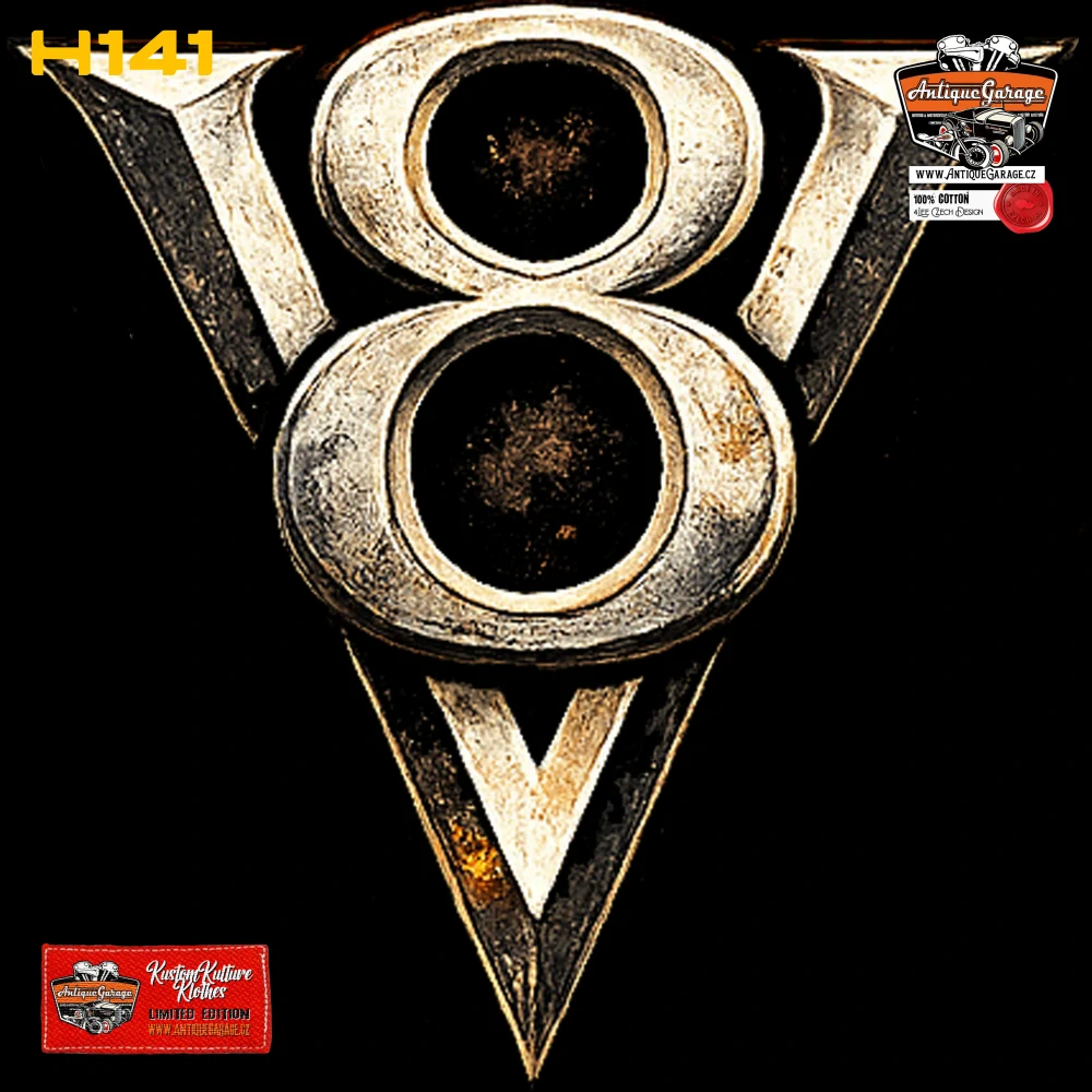 Tričko metal V8 