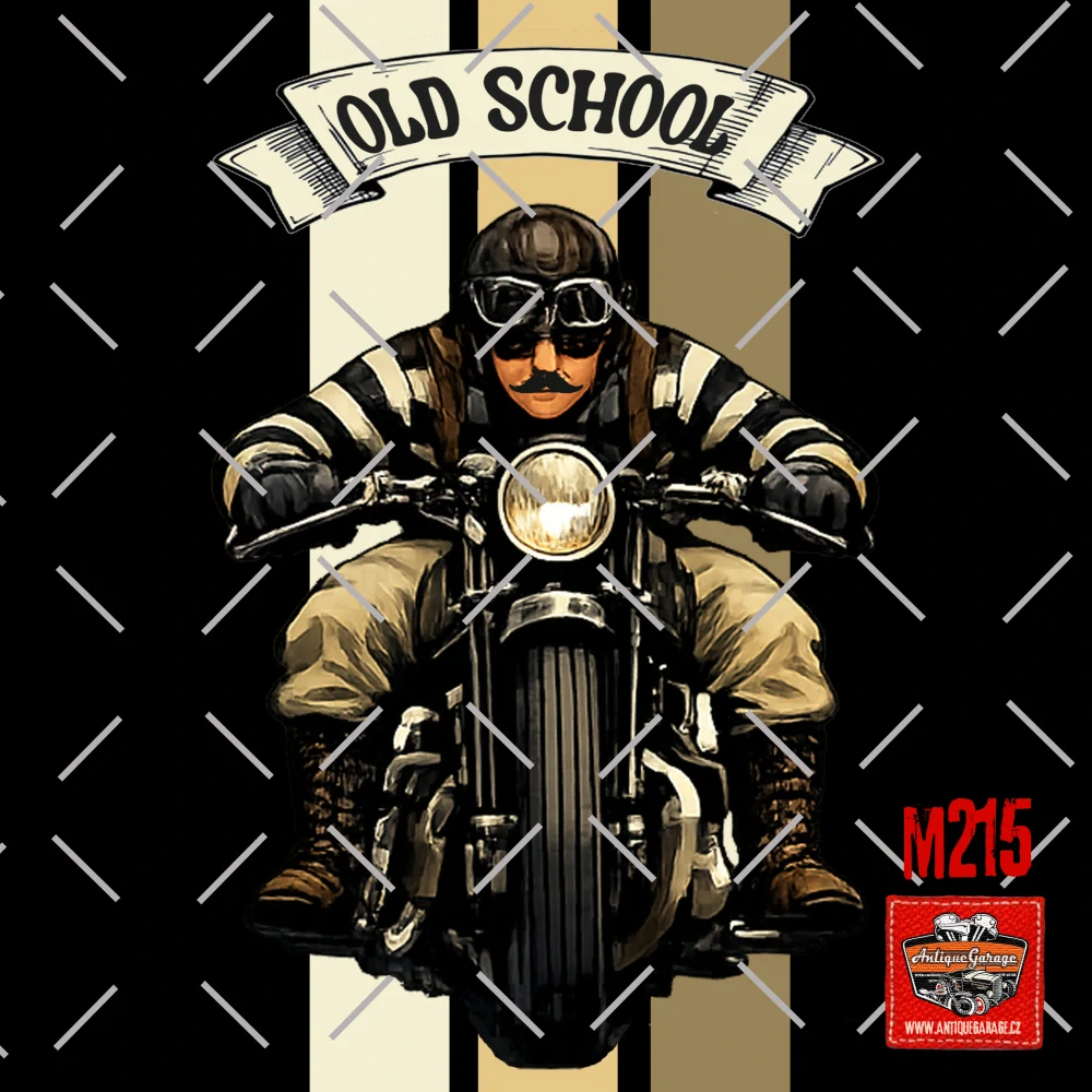 tričko Old School BIKER - Full stripes
