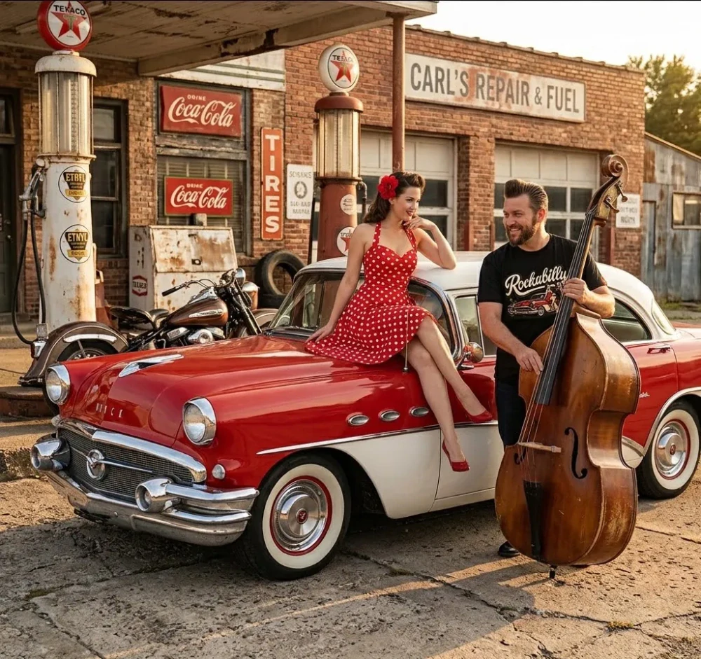 Tričko Rockabilly Buick