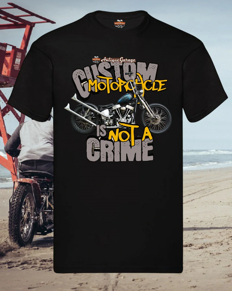 Tričko Custom Motorcycles is not a Crime