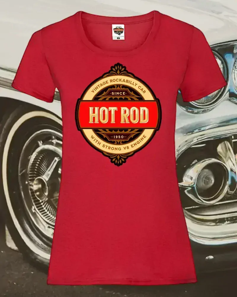 Dámské tričko HotRod Round