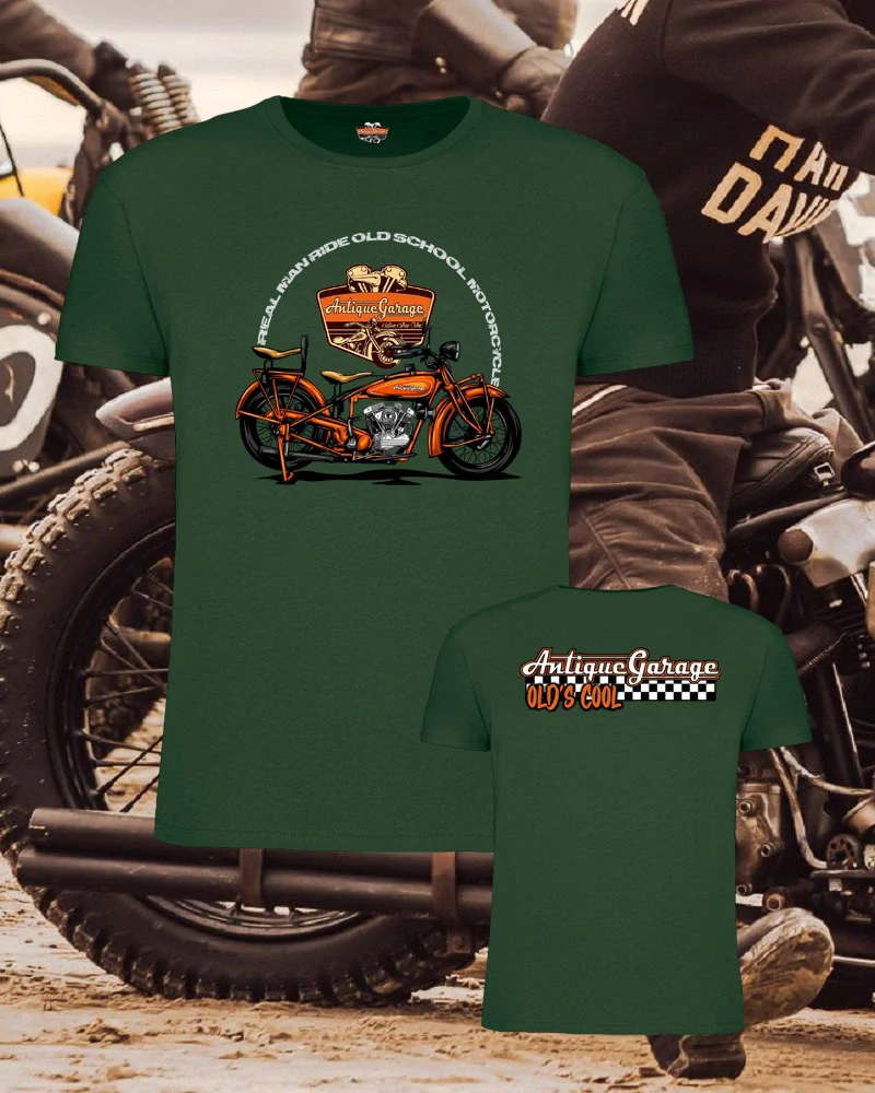 Tričko Old School Motorcycle - Old´s Cool