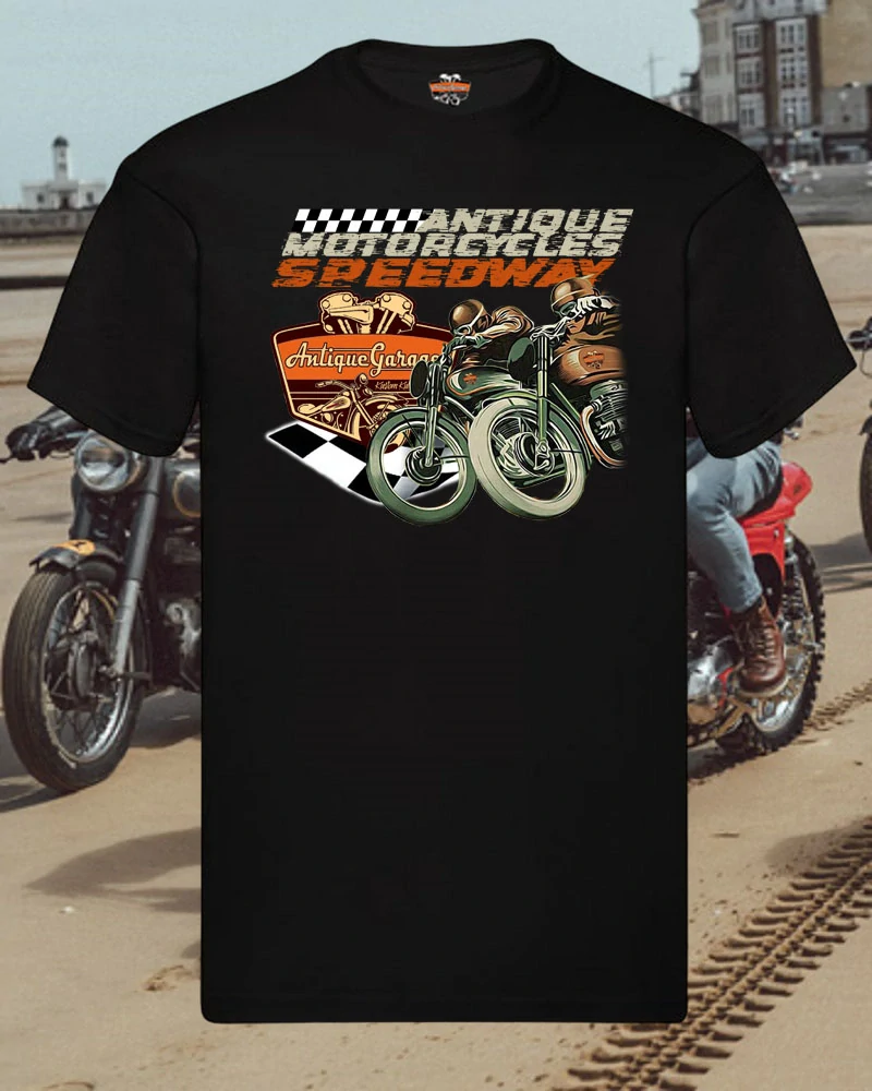 Tričko ANTIQUE MOTORCYCLE SPEEDWAY