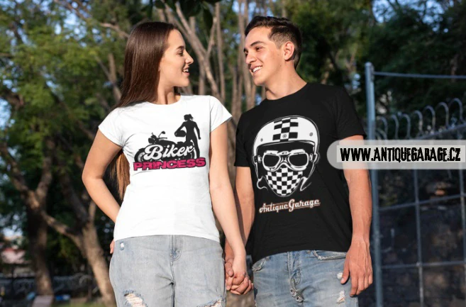 Dámské tričko Motorcycle Biker Princess