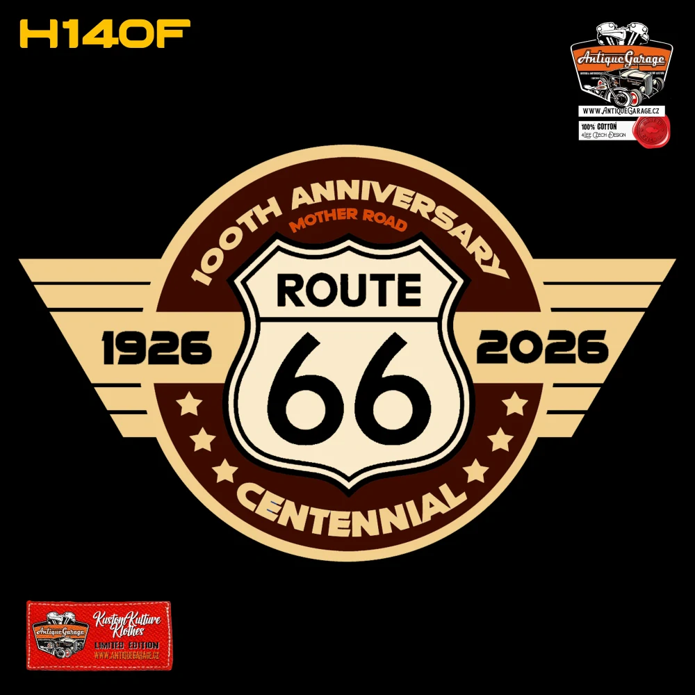 Tričko ROUTE 66 - 100 YEARS