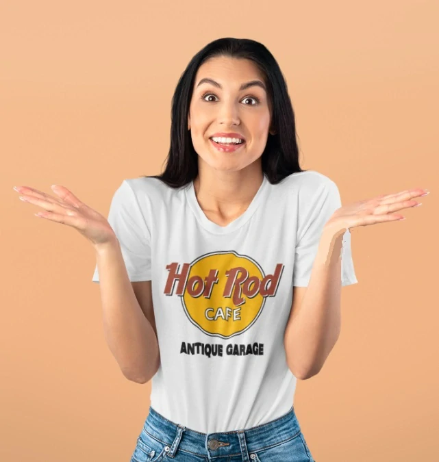 Tričko HARD ROCK vs HOT ROD cafe