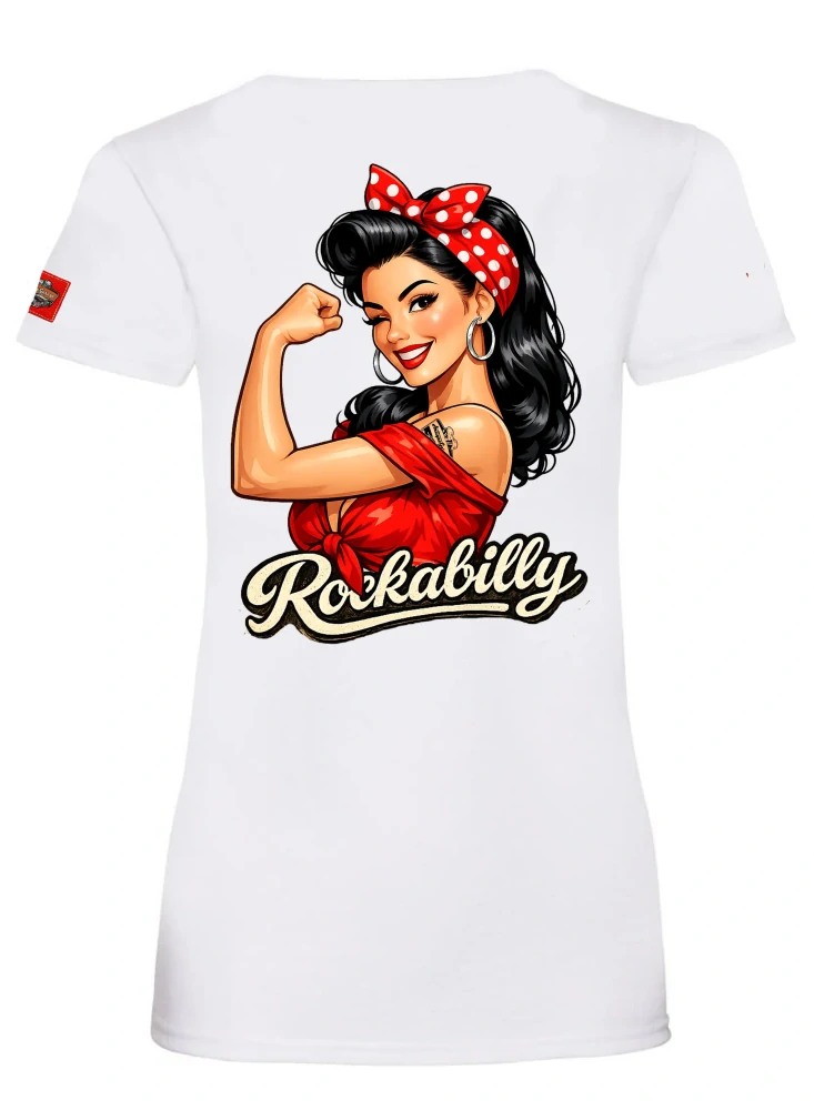 Dámské tričko Rockabilly We Can Do It