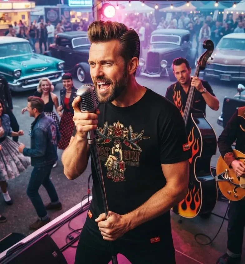 Tričko Rockabilly Swalows