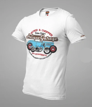 Tričko Antique Garage HotRod & Chopper