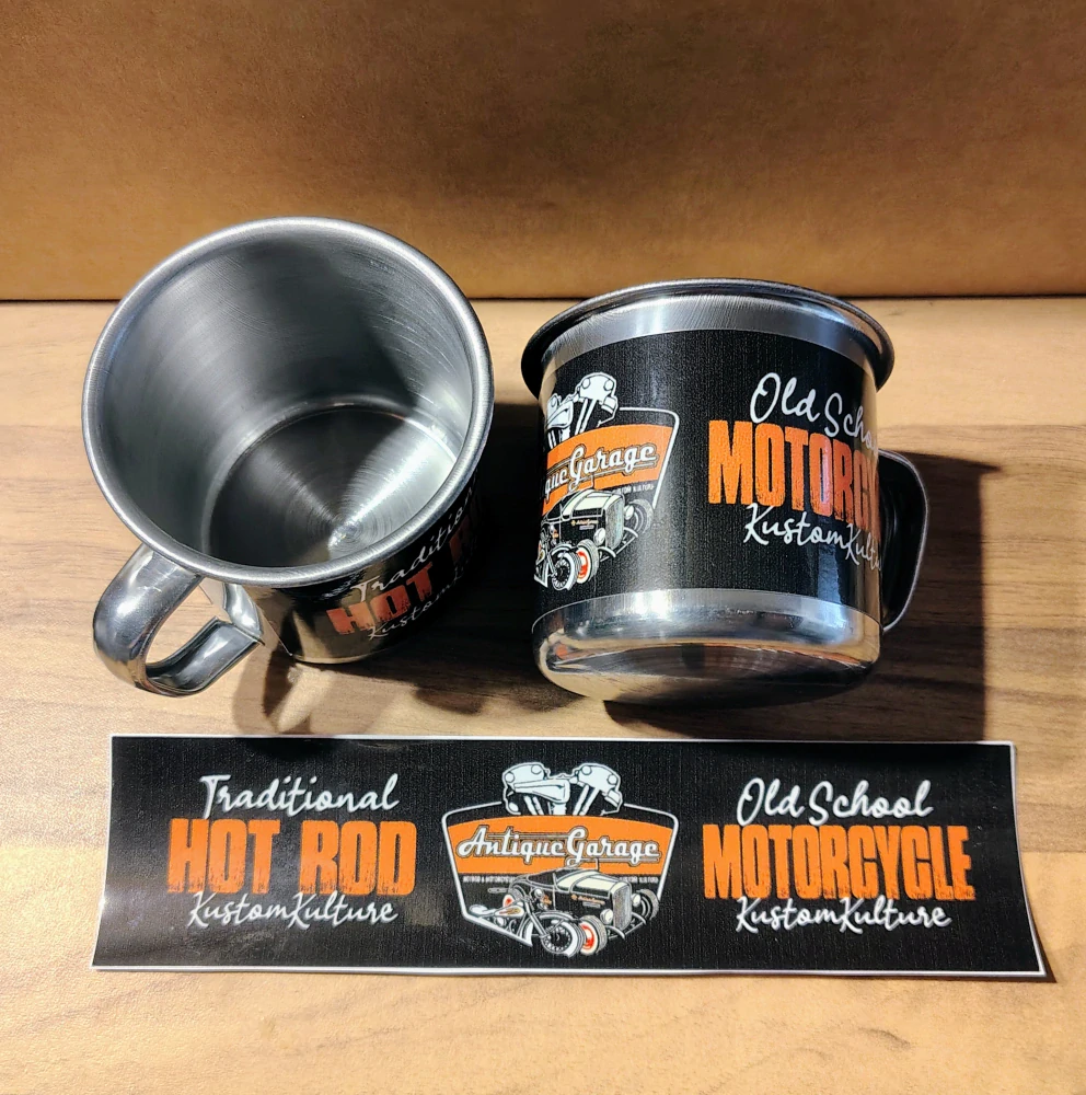 Nerezový hrnek HotRod Motorcycles