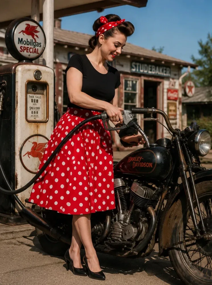 sukně Rockabilly PinUp