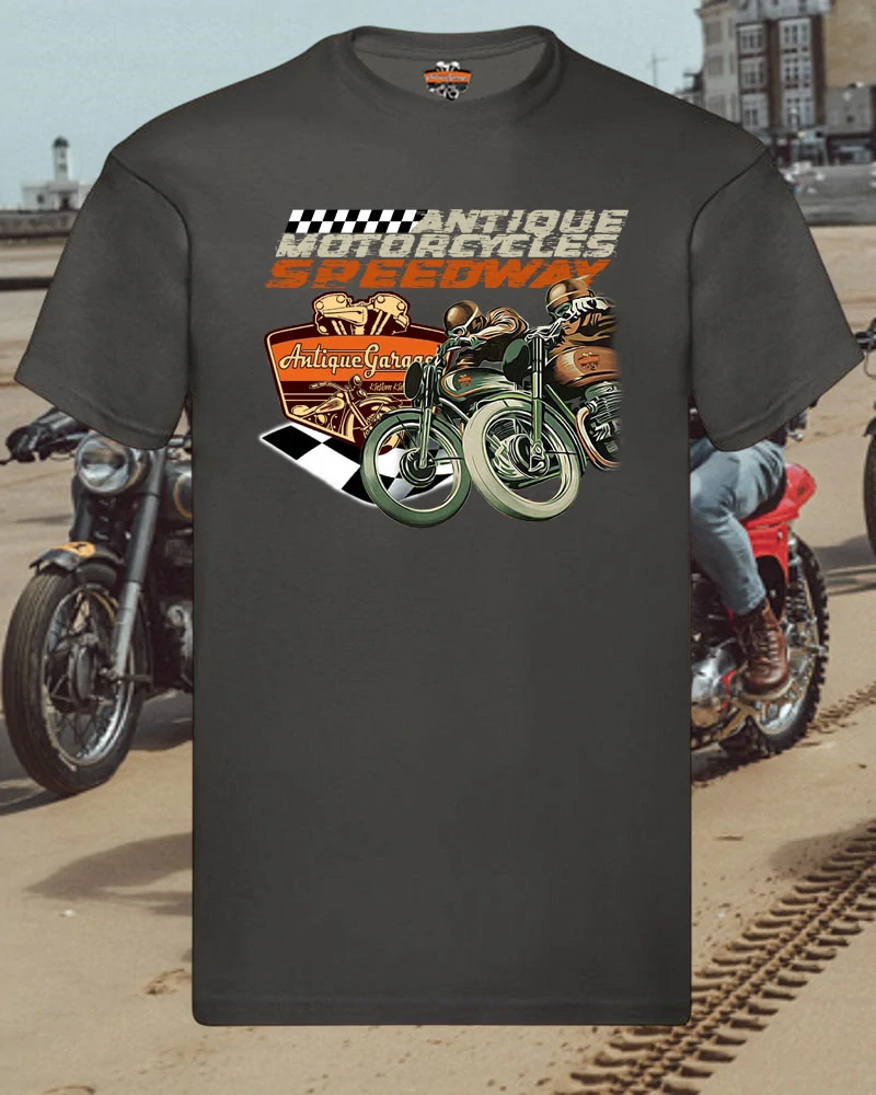 Tričko ANTIQUE MOTORCYCLE SPEEDWAY