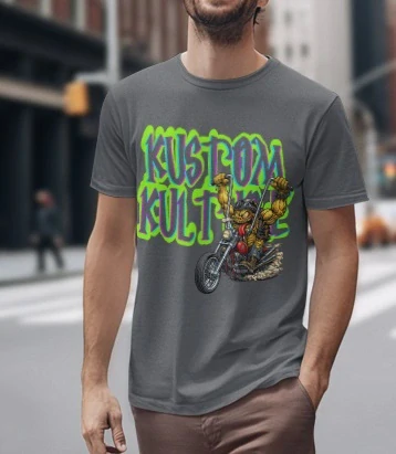 Tričko KUSTOM KULTURE Monster Biker