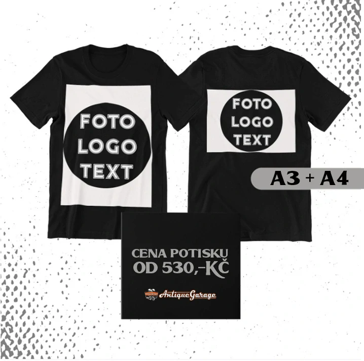 VLASTNÍ LOGO, FOTO, TEXT