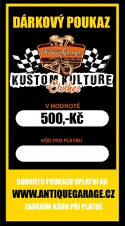 Dárkový poukaz 500