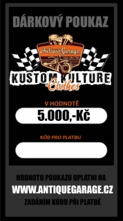 Dárkový poukaz 5000