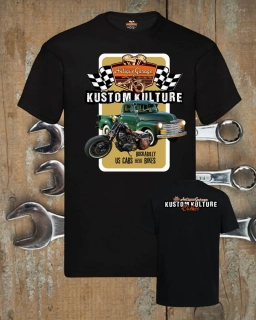 Tričko KUSTOM KULTURE US PickUp & Bobber
