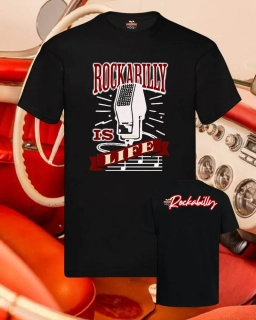 Tričko Rockabilly Is Life