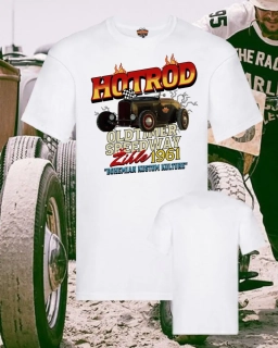 Tričko Hot Rod Oldtimer Speedway Žihle Bohemia 1961