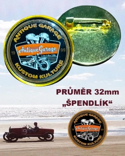 Odznak PIN AntiqueGarage