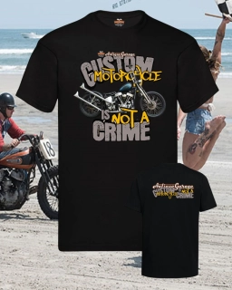 Tričko Custom Motorcycles is not a Crime