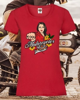 Dámské tričko Motorcycle lady Bike Fist