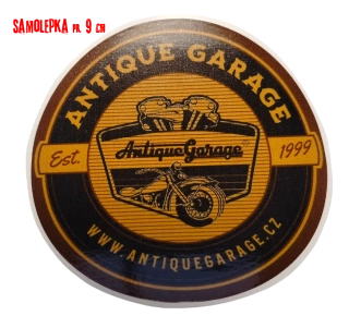 samolepka Antique Garage BLACK GOLD