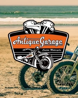 Samolepka Antique Garage Logo