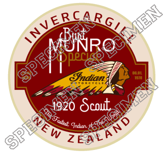 Samolepka Burt Munro II