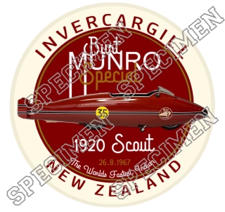 Samolepka Burt Munro