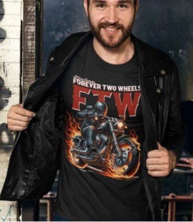 Tričko FTW Forever Two Wheels