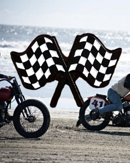 PIN / odznak  Race flag / šachovnice